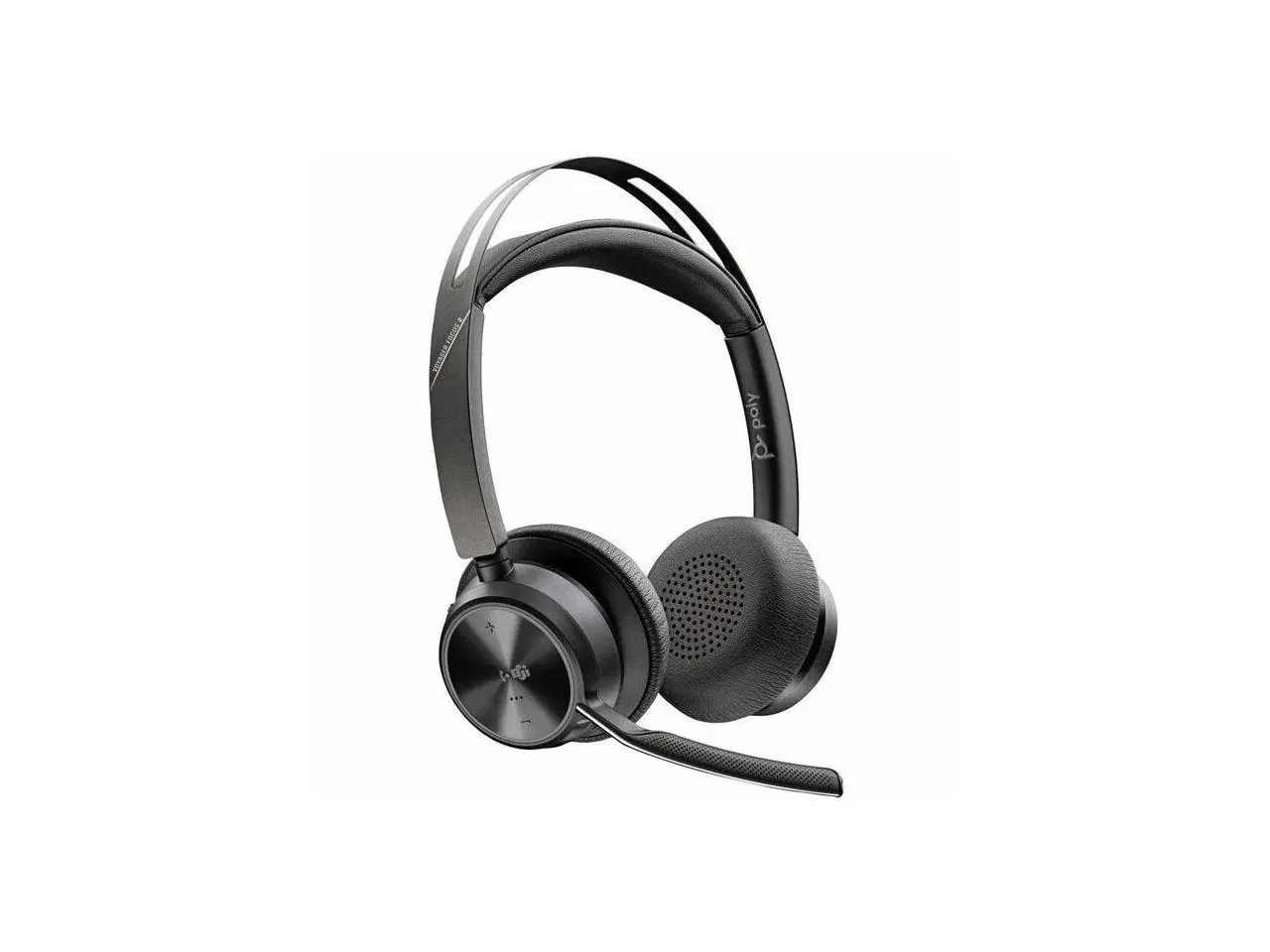 Poly Voyager Focus 2 Headset - Microsoft Teams Certification - Google Assistant, Siri - Stereo - USB Type C - Wired/Wireless - Bluetooth - 298.6 ft - Over-the-head - Binaural - Supra-aural - 4" C