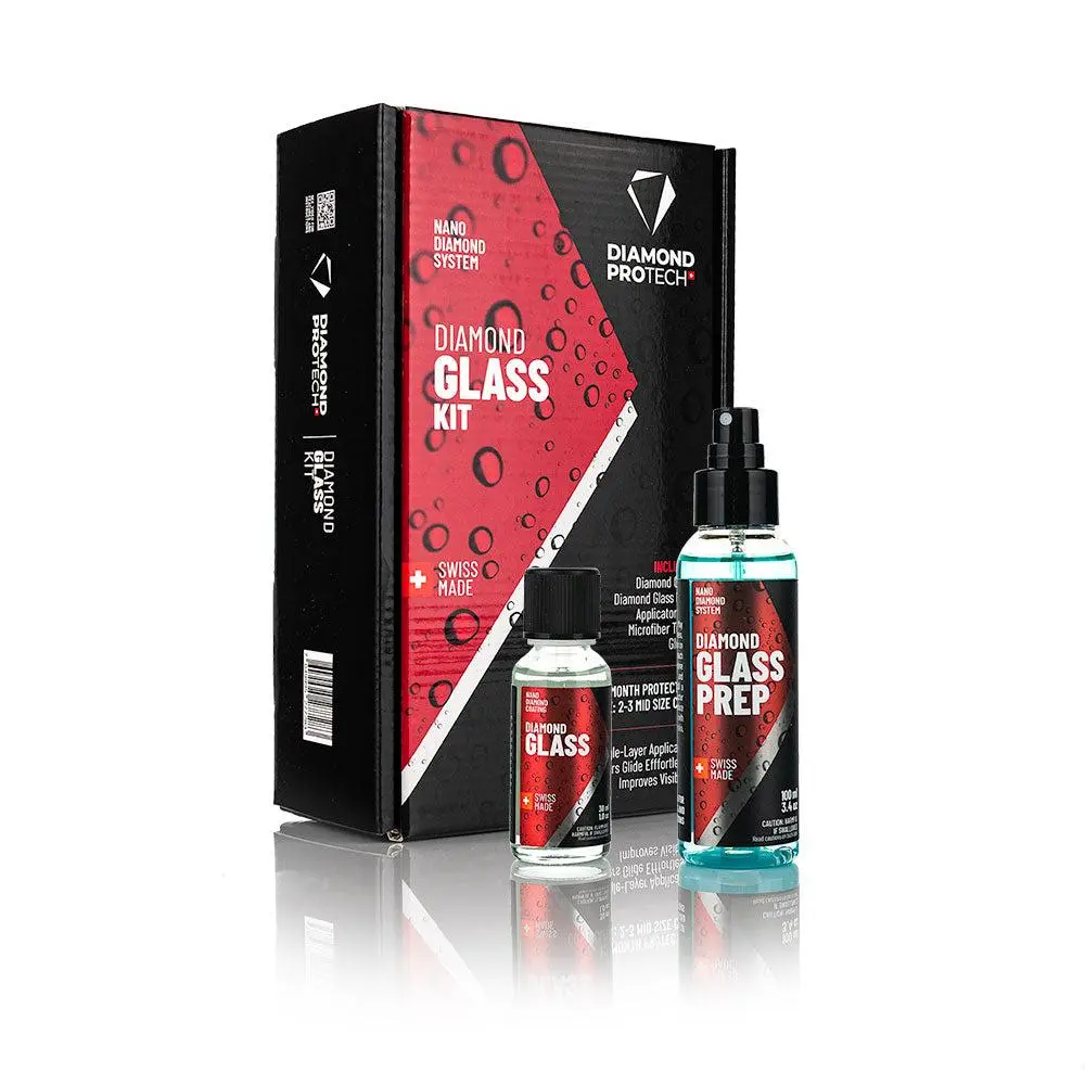 Diamond Glass Coating Kit – Crystal-Clear Nanodiamond Protection for Windshields & Windows