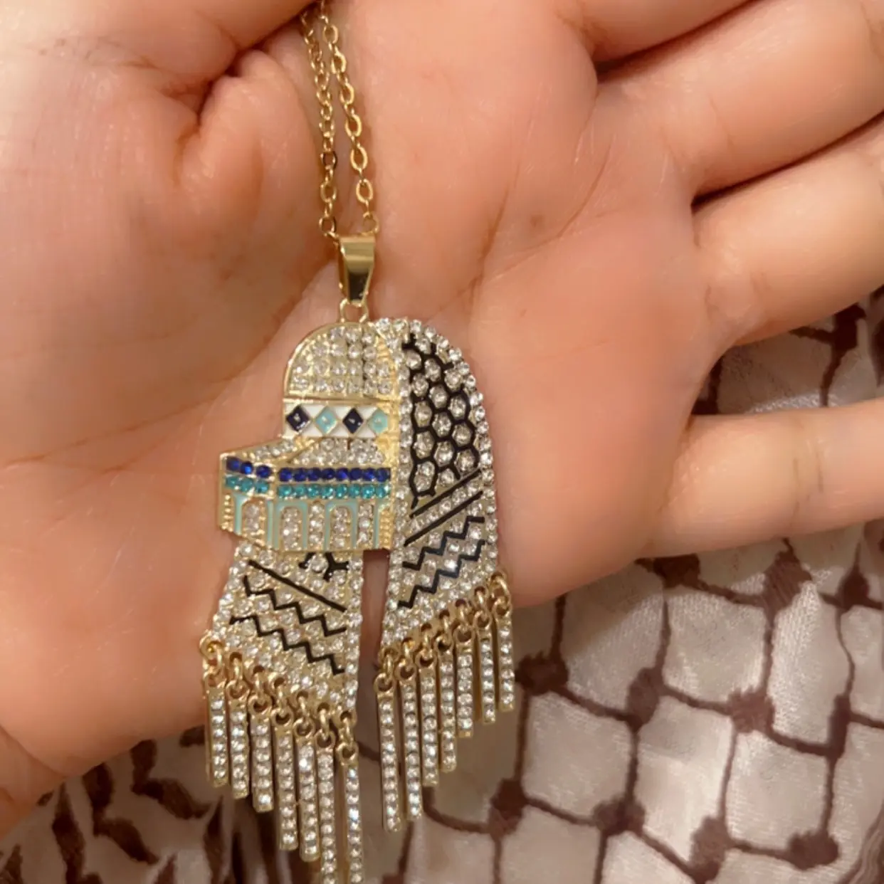 Dome of the rock Palestine necklace
