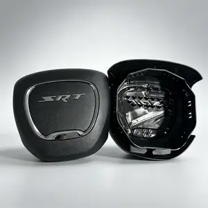 Fit Scat pack R/T Dodge Challenger Charge Durango SRT Custom replacement parts for the steering wheel center cover horn hood cover
