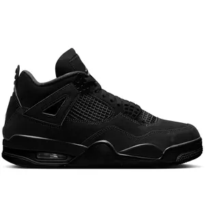 Jordan 4 Retro Black Cat (2025) (PS) IB4388-010 Youth Authentic Shoes Footwear Sneaker Trainer Comfortable Walking Fashion Trending Gift