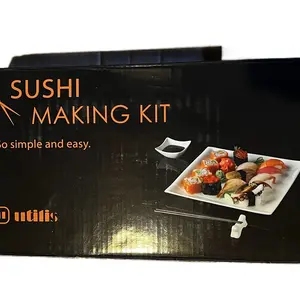 Sushi Making Kit–20 in 1 Sushi Bazooka Roller Kit Christmas Gift Kitchen Tools Bamboo