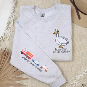 Silly Goose Dispatcher Sweatshirt, 911 Dispatch Crewneck Sweater, Emergency Dispatcher Shirt, 911 Operator Gift, Gift for Dispatcher