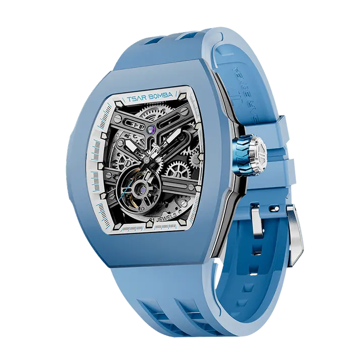 Fluororubber-Light Blue