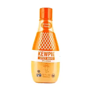 KEWPIE Sriracha Mayonnaise 355ml - Spicy Japanese Mayo for Salads, Sandwiches, Fried Chicken & Dips