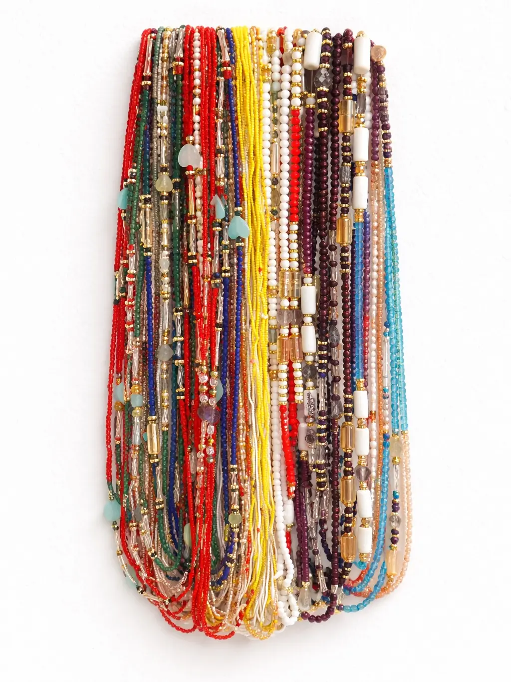 African Waist Beads | Mixed Beads, Adjustable Body Jewelry | Designed to Celebrate Curves & Confidence