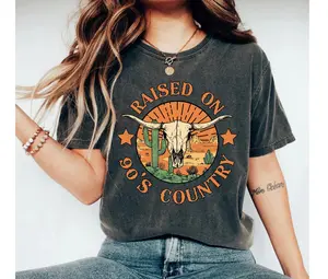 Country Music Shirt, cowgirl Shirt, 90's Country Shirt, southern Shirt, farm Shirt Country concert shirt Western shirt