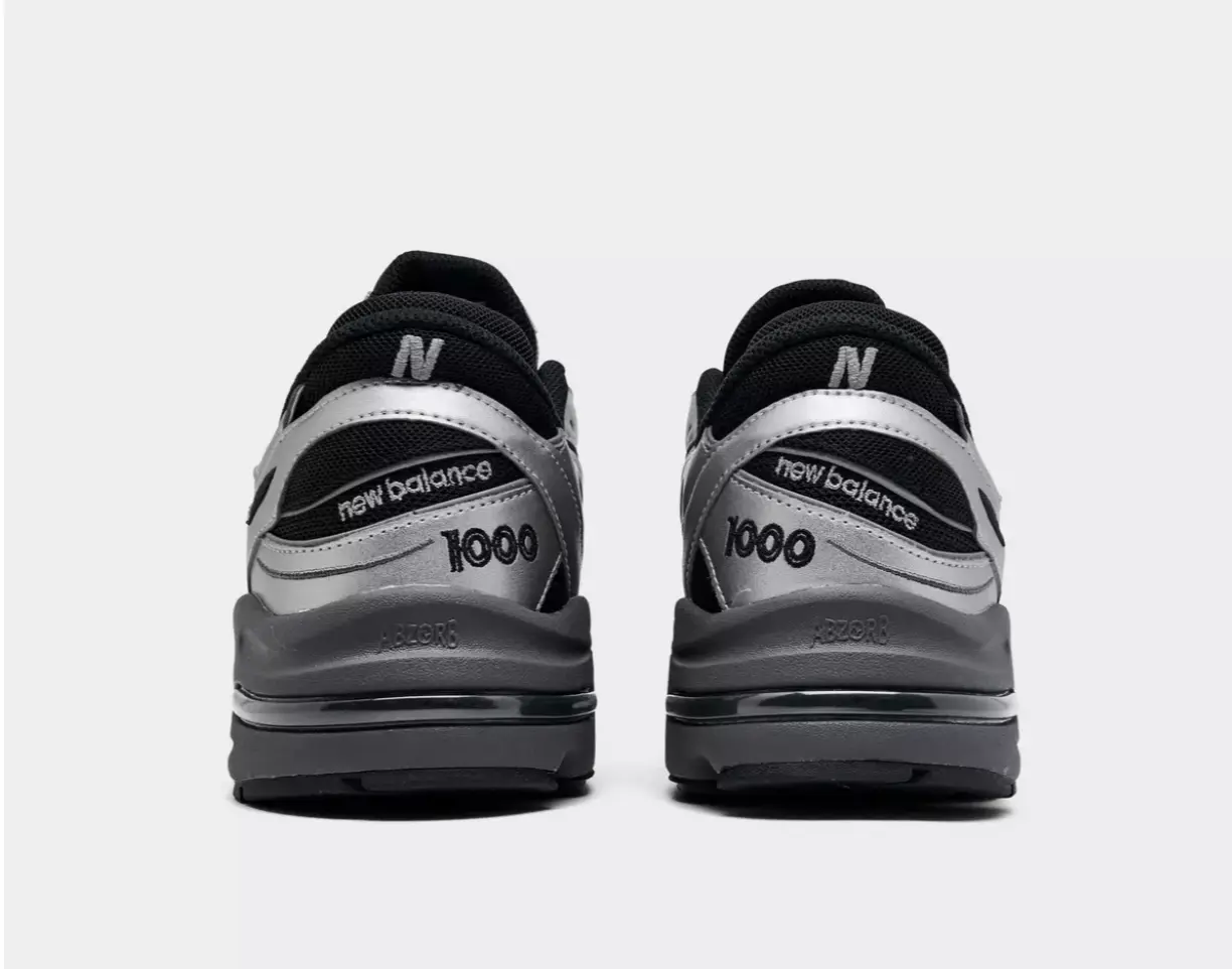 New Balance 1000 Black Silver Metallic M1000EGR Mens Fashion  display picture 1