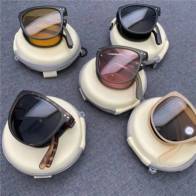 Ultra-Light Folding UV Protection Sunglasses for Men and Women - Portable Travel Outdoor Eyewear, Party Gift Home Supply Daily Shades