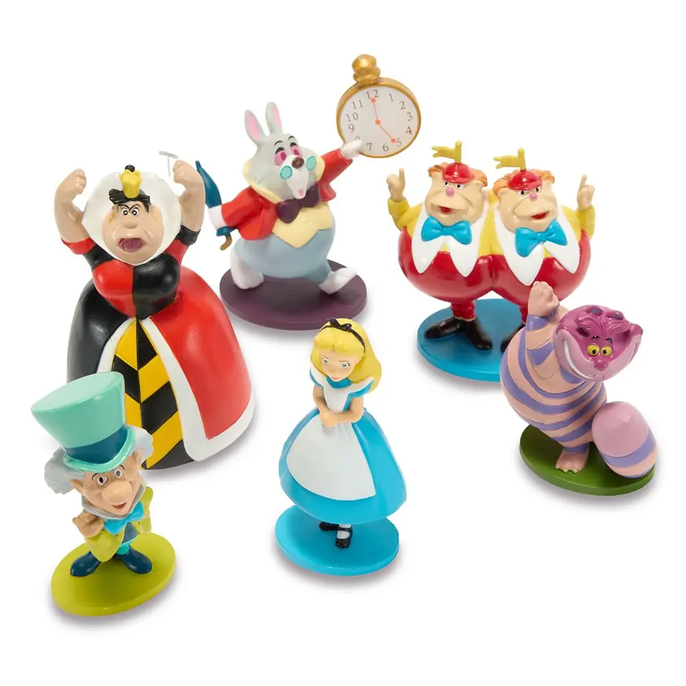Disney Store Alice In Wonderland Figurine Play Set