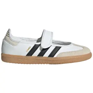 Adidas Samba Jane White Black Gum JR7436 Youth Fashion Shoes New