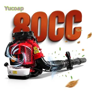 YUCOAP 80CC 2-Stroke Heavy Duty Backpack Snow Blower w/ 900CFM & 2.3L Tank (Leaf Blower Function) Portable