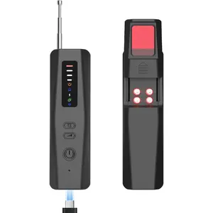 Detector - Upgraded AI-Powered RF Bug Detector For GPS Trackers/Listening Devices, Portable Rechargeable With Vibration Alarm (Travel/El/Home)