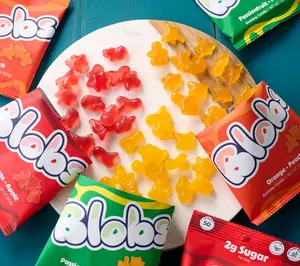 Blobs (12) Bags Low Sugar Gummy Candy Variety Pack Blobs (12) Bags Low Sugar Gummy Candy Variety Pack