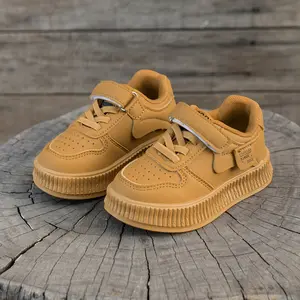 Fashionable Breathable Casual Sports Shoes for Boys and Girls Suitable for Spring and Autumn Seasons with Velcro Closure