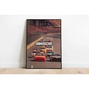 (No Frame) Vintage NASCAR Poster (Part II) | Vintage Racing | A3 A2 A1 A0 Poster Print | Cool Wall Art