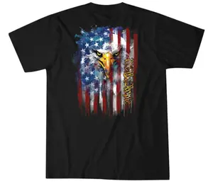 Howitzer Style Men's T-shirt Eagle Flag