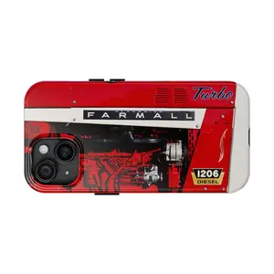 Farmer Red Farmall 1206  Tractor Phone Case HG  Tractor Phone Case HG
