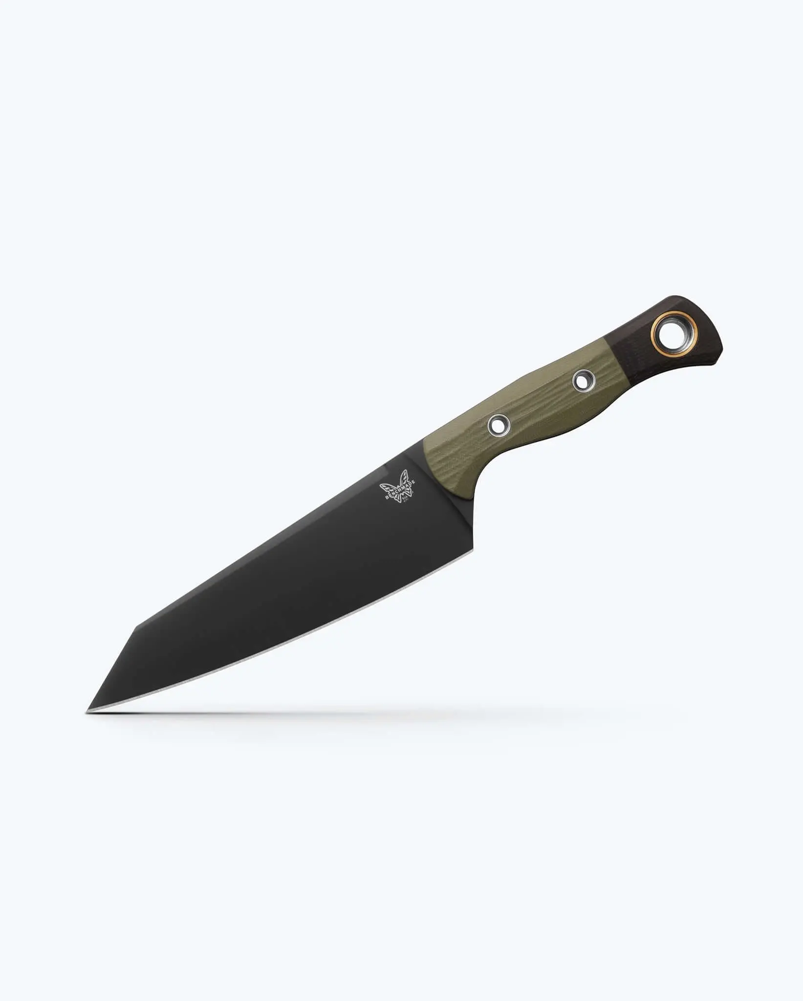 Benchmade Wildcoast Chef Knife - CPM-154 SelectEdge Precision Steel Broad Clip-Point Blade, Ergonomic Handle, Kitchen Meatknife for Thick-Meat Carving, Built for Fire Pits Outdoor Kitchens