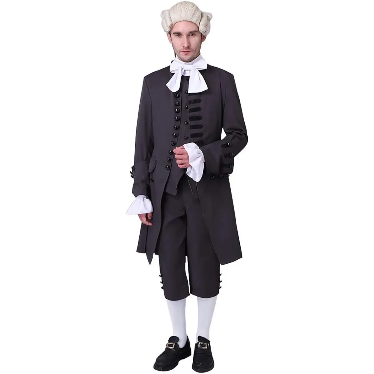Men‘s 18th Century Victorian Costume Regency Tailcoat Gentleman Steampunk Coat