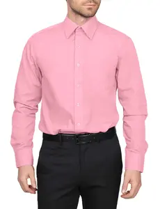 NE PEOPLE Men's Classic Regular Fit Button Down Long Sleeve Solid Color Dress Shirts S-5XL