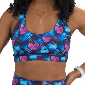 Butterfly Back Bra | Blue Without You Yoga Sports Bra Workout Bra