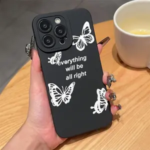 Butterfly Pattern Phone Case, Casing, Anti-drop Cellphone Protective Case, Total Protective Shockproof Mobile Phone Cover for iPhone 11 12 13 14 15 16 Pro Max