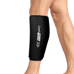 ComfiTECH Shin Splint Ice Pack Wrap 2 Pack, Reusable Leg Ice Pack Sleeve for Knee & Calf, Flexible Gel Cold Pack for Ankle & Arm, Hands-Free Design for Comfort and Support