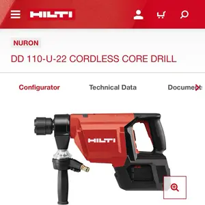 DD 110-U-22 CORDLESS CORE DRILL (tool only)