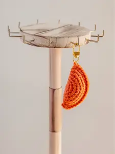 Crochet Empanada Handmade Keychain Guam Saipan Rota Tinian CNMI Chamorro CHamoru Bag Charm Guam Gift Unique Handcrafted Accessory