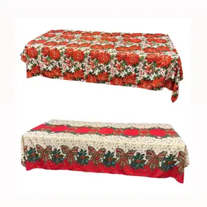 Christmas Themed Table Covers SIZE 102” for Festive Events
