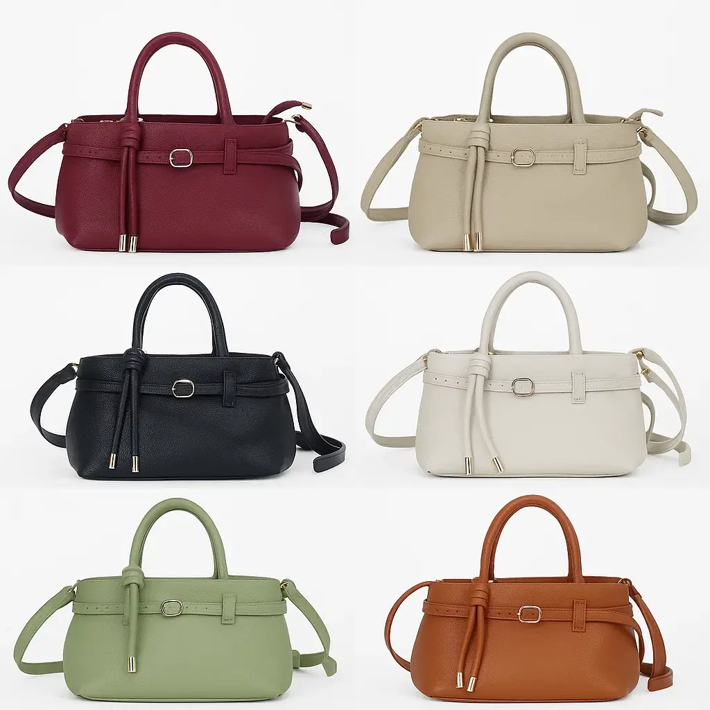 Women’s Small Top Handle Satchel Bag – PU Leather Crossbody Handbag with Shoulder Strap, Elegant Daily Tote