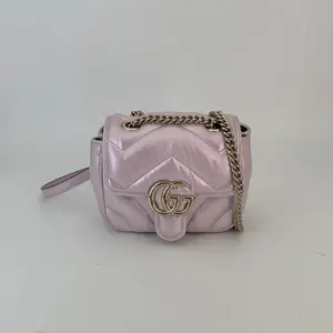 Pre-owned GUCCI lambskin Crossbody Bags Interlocking Chain Crossbody Bag