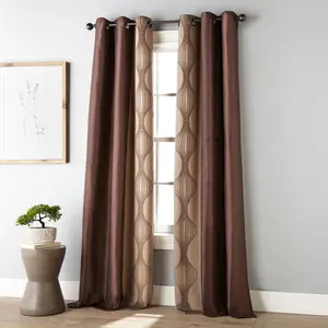 Kath Light Filtering Grommet Curtains Set of 2