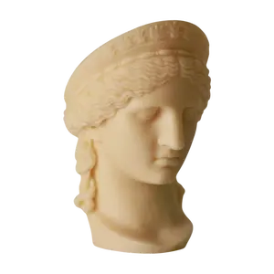 Hera Greek Goddess Bust Statue Candle