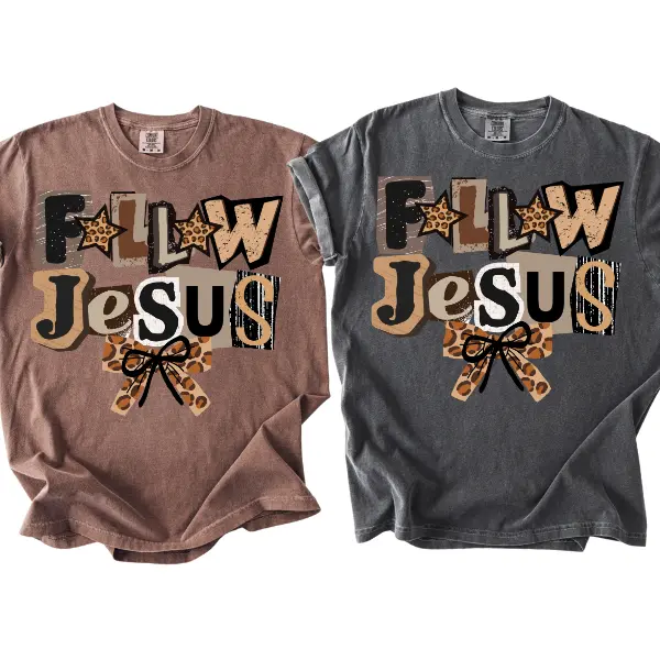 FOLLOW JESUS (LEOPARD PRINT)