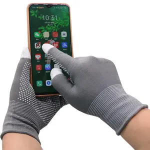 12 Pairs Outdoor Fingertip Grip Gloves, Non-Slip Touchscreen Design for Cycling, Ideal for Delivery Services and Fishing