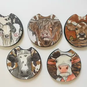 Cow coasters