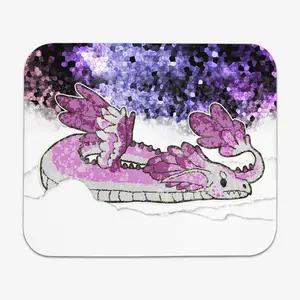 Cute Stained Glass Dragon Mousepad