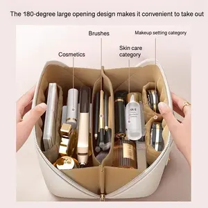 Waterproof Portable Open-Top Large Capacity Travel Toiletry Bag, Makeup Organizer, Lipstick/scented Perfume/cosmetic Storage, Essential for Students