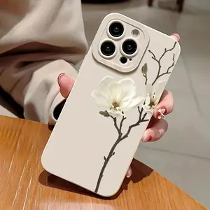 High-end fashionable floral print phone case for iPhone 17 16 15 14 13 12 11 Pro Max