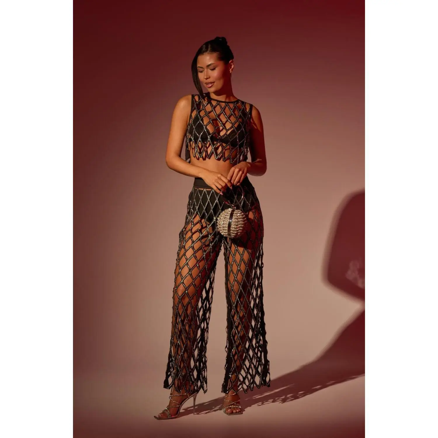 ROCK N ROLL RHINESTONE TROUSER ROCK N ROLL RHINESTONE TROUSER