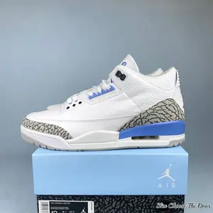 UNC North Carolina Blue fashionable Classic sports shoes, outdoor running shoes, comfortable basketball shoes