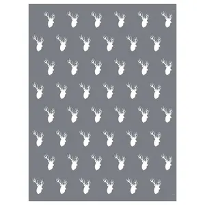 Deer Pattern - Mesh Stencil 9x12