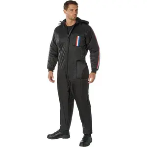 Rothco Ski and Rescue Suit, Menswear One-Piece Insulated Snow Suit, Waterproof Nylon Shell with Hollofil 808 Lining for Winter Activities Outdoor Detachable Hood, Insulated Collar, Two-Way Zipper Closure, Leg Zippers, Elastic Knit Cuffs, Built-In Elastic