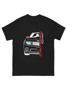 Men's Chevrolet Camaro T-shirt, casual short-sleeved summer breathable top