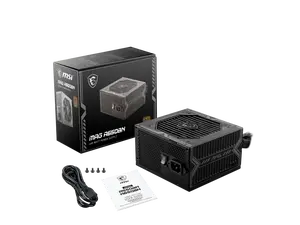 MSI MAG A650BN 650W ATX 80 PLUS BRONZE Certified Active PFC Power Supply