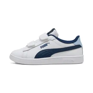 Little Kid's Puma Smash 3.0 L V PS Puma White-Persian Blue (392033 21)