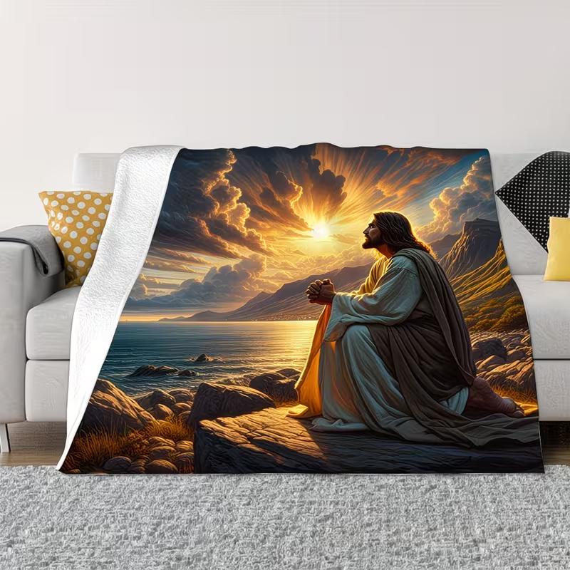 Soft Funny Throw Blanket [Four Seasons Comfort] Polyester Profile Throw Blanket | Four Seasons Comfort, Digital Print | Multi-purpose for Naps, Sofa, Travel