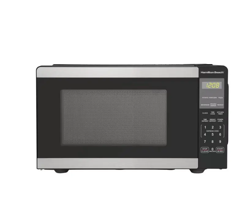 0.9 Cu ft Countertop Microwave Oven, 900 Watts, Stainless Steel, New